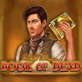 Slots logo of Book of Dead from Play'n GO at EliteSpin Casino