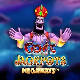 Genie Jackpots Megaways slot visual from Blueprint Gaming available on elite-spins.uk