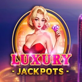 Luxury Jackpots slot logo by Triple Cherry at EliteSpin Casino