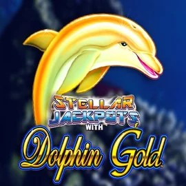 Dolphin Gold with Stellar Jackpots logo by Lightning Box Game EliteSpin Casino