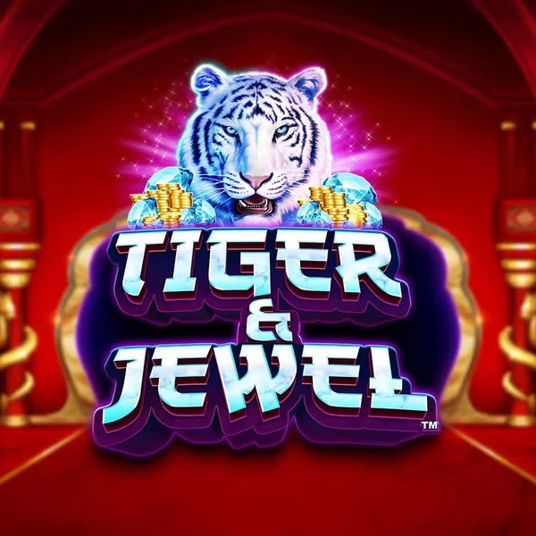 Official Slots logo: Tiger and Jewel by Greentube at EliteSpin Casino
